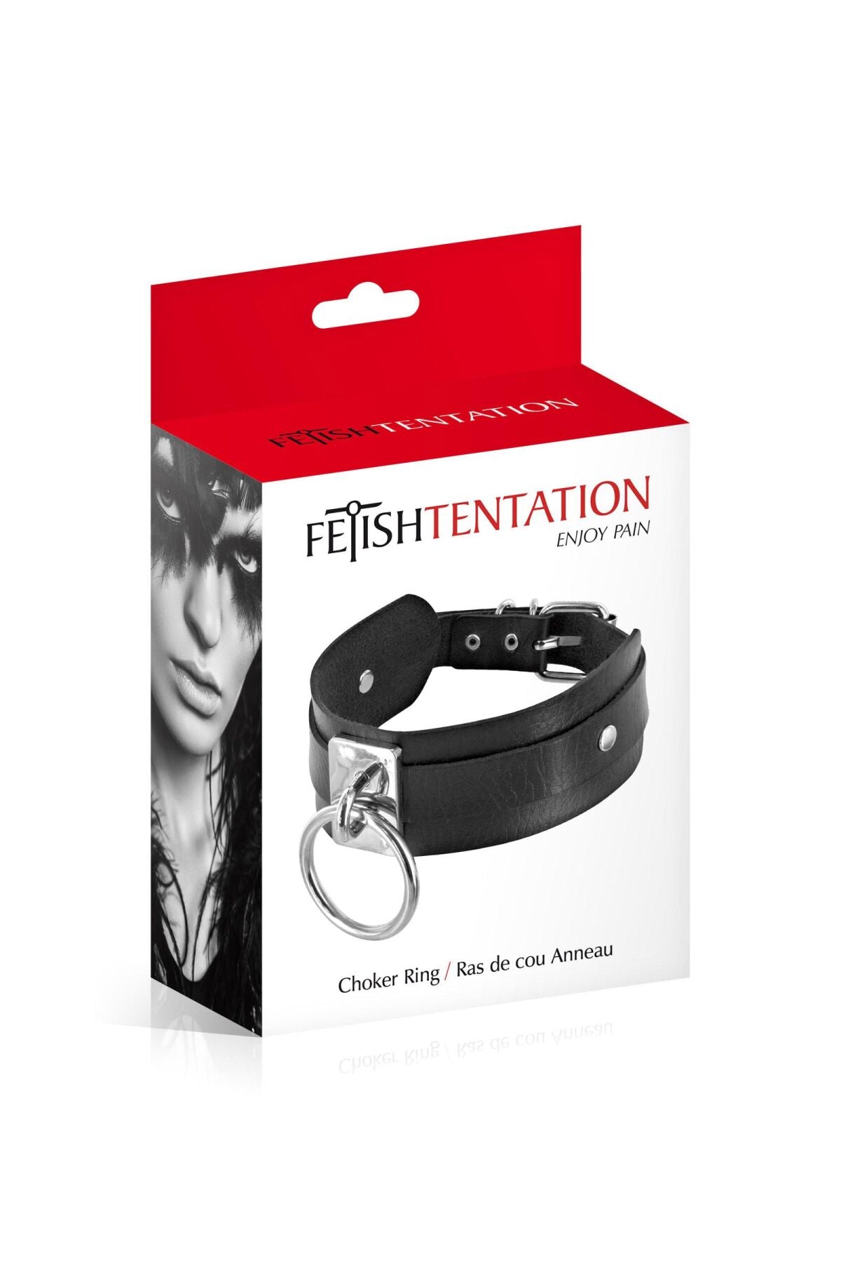 Нашийник c кільцем Fetish Tentation Choker Ring