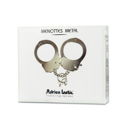 Наручники металеві Adrien Lastic Handcuffs Metallic (поліцейські)