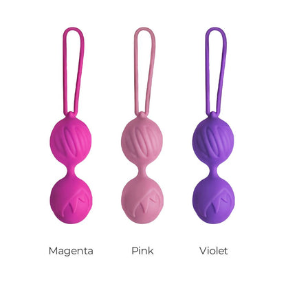 Вагінальні кульки Adrien Lastic Geisha Lastic Balls BIG Pink (L), діаметр 4 см, вага 90 гр