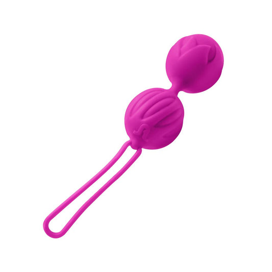 Вагінальні кульки Adrien Lastic Geisha Lastic Balls BIG Magenta (L), діаметр 4 см, вага 90 г