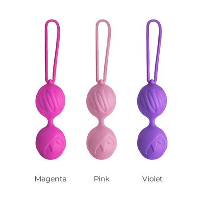 Вагінальні кульки Adrien Lastic Geisha Lastic Balls Mini Violet (S), діаметр 3,4 см, маcа 85 г