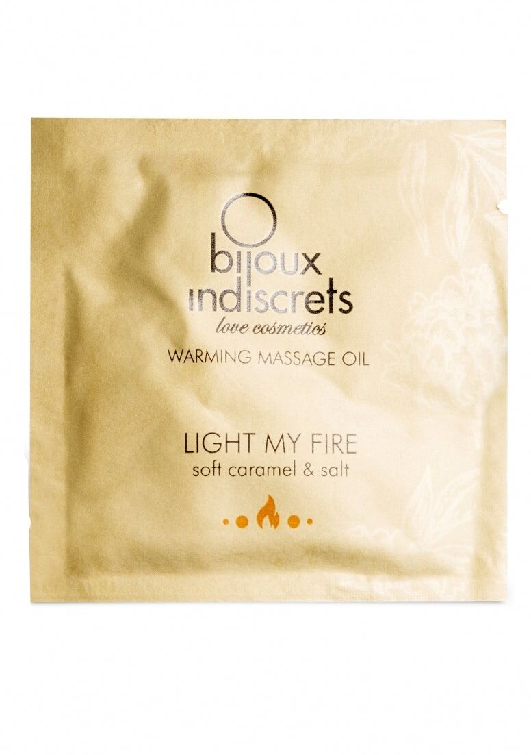 Пробник Bijoux Indiscrets Sachette Light My Fire – Caramel&Sea salt  (2 мл)