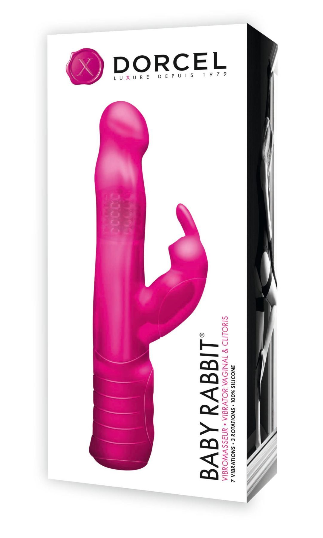 Вібратор-кролик Dorcel Baby Rabbit Pink з перловим масажем