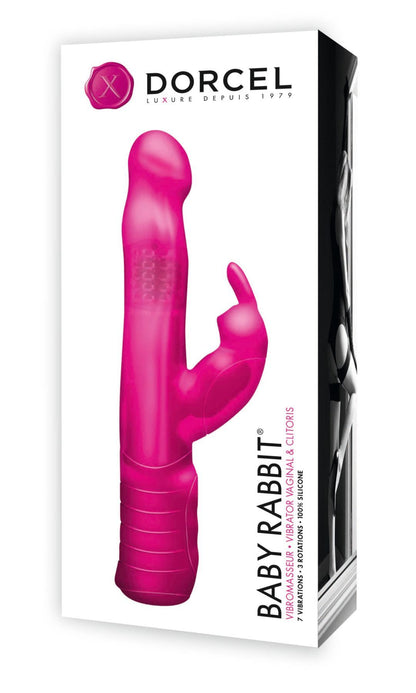 Вібратор-кролик Dorcel Baby Rabbit Pink з перловим масажем