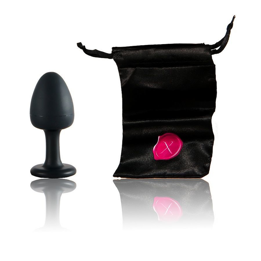 Анальна пробка Dorcel Geisha Plug Ruby M з кулькою всередині, створює вібрації, макс. діаметр 3,2см