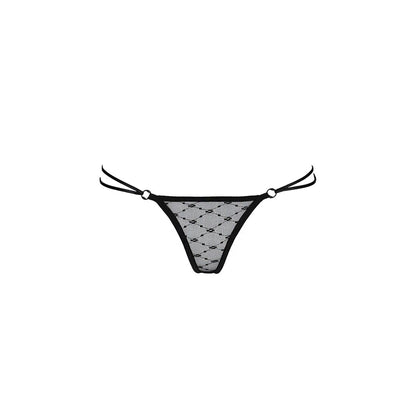 Трусики на зав'язочках з боків Passion Exclusive ZITA THONG S/M, black