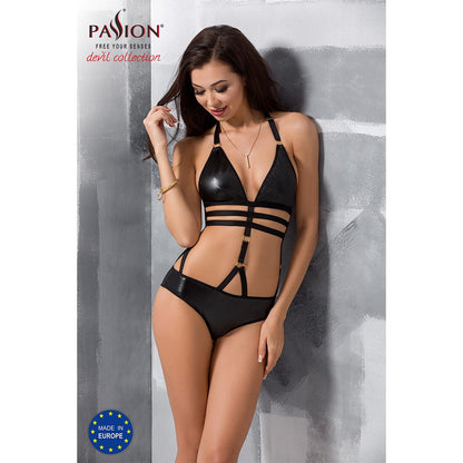 Боді монокіні під латекс Passion Exclusive LAMIS BODY XXL/XXXL, black