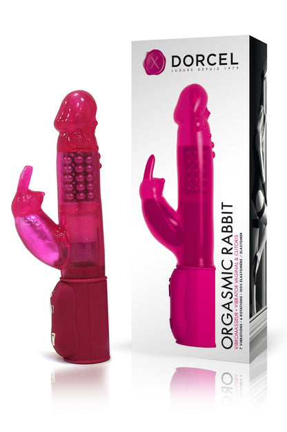 Вібратор-кролик Dorcel Orgasmic Rabbit Pink з перловим масажем