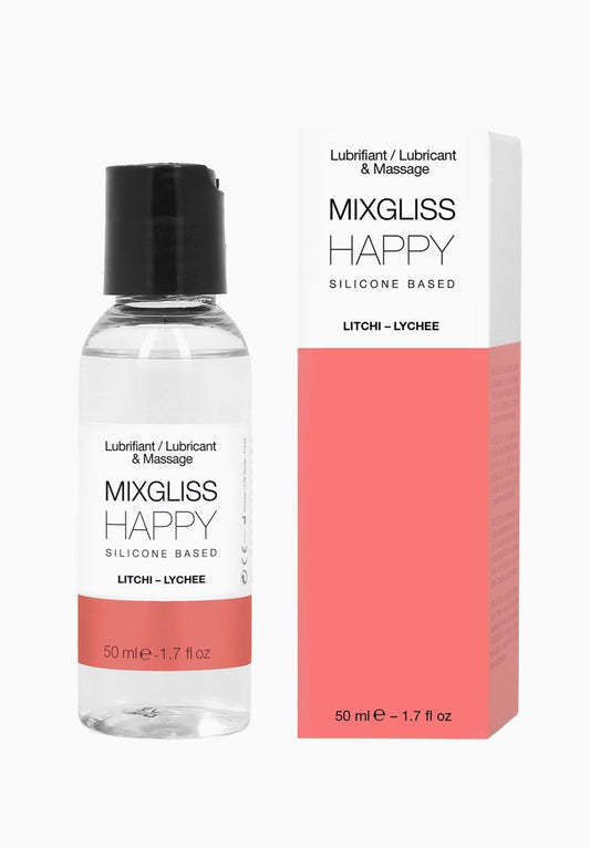 Лубрикант на силіконовій основі MixGliss HAPPY - LITCHI (50 мл) з ароматом китайського лічі