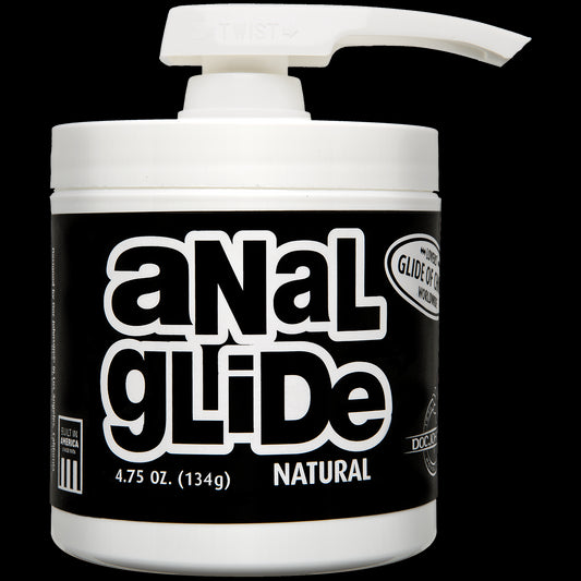 Анальна змазка на олійній основі Doc Johnson Anal Glide Natural (127 г) тривале ковзання