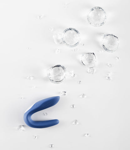 Вібратор для пар Satisfyer Double Whale з двома моторчиками