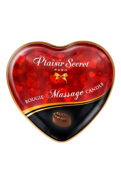 Масажна свічка-серце Plaisirs Secrets Chocolate (35 мл)