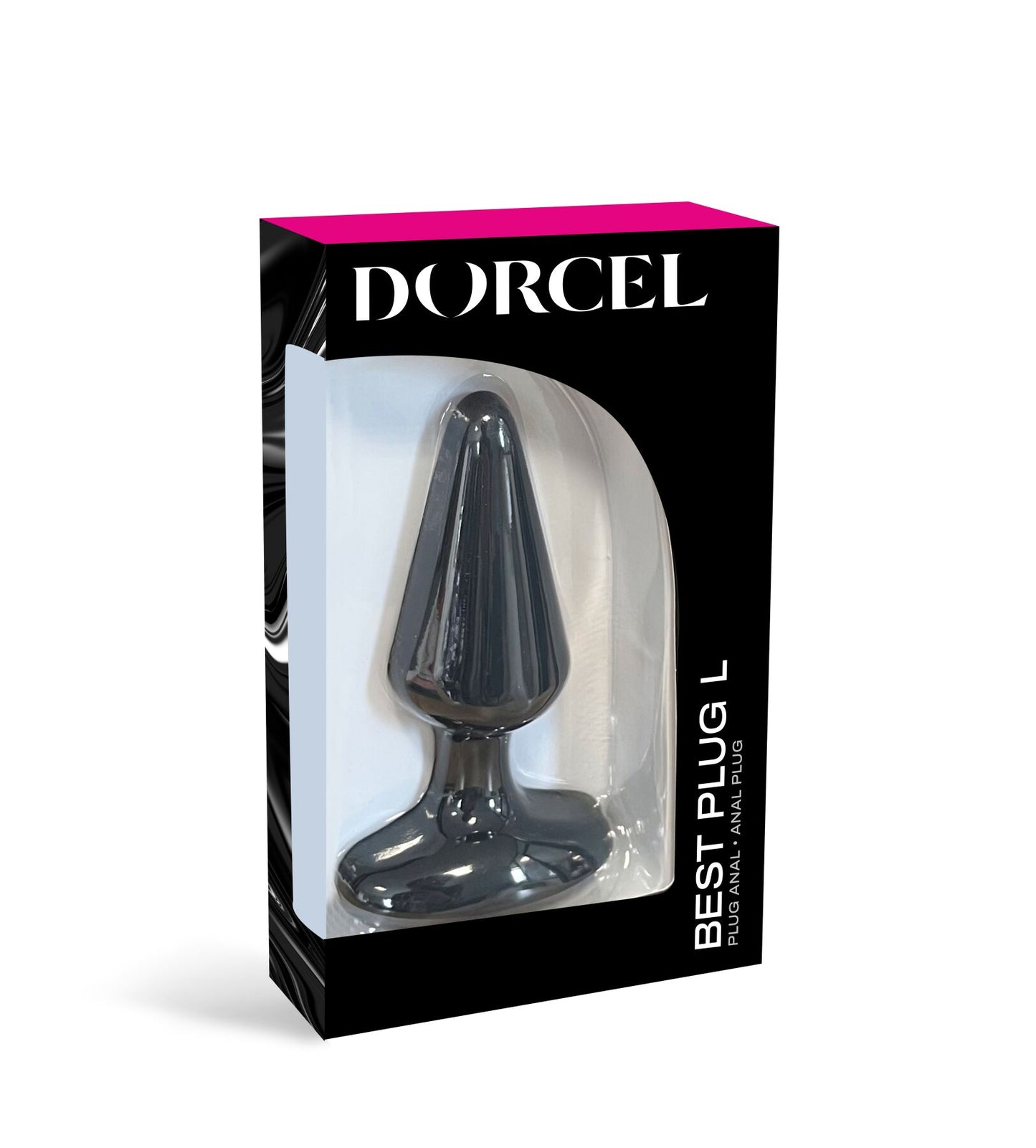 Анальна пробка Dorcel Best Plug L м'який soft-touch силікон, макс. діаметр 5,1 см