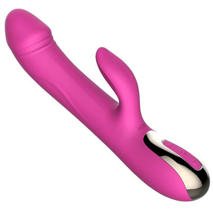 Вібратор-пульсатор Leten Automatical Thrusting Vibrator з підігрівом, що перезаряджається, 10 режимі