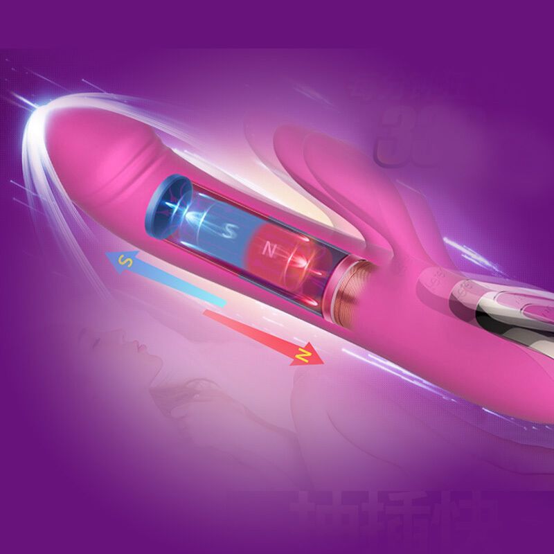 Вібратор-пульсатор Leten Automatical Thrusting Vibrator з підігрівом, що перезаряджається, 10 режимі