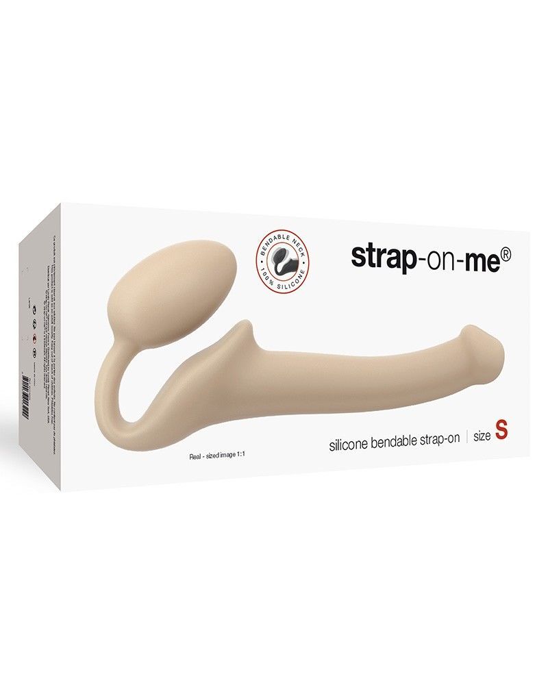 Безремінний страпон Strap-On-Me Flesh S, повністю регульований, діаметр 2,7см