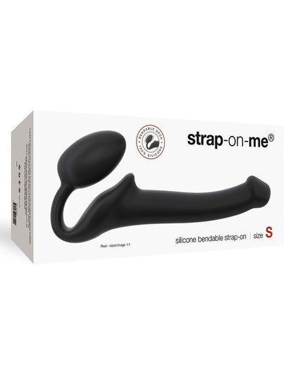 Безремінний страпон Strap-On-Me Black S, повністю регульований, діаметр 2,7 см