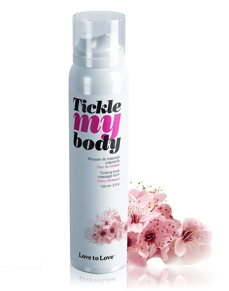 Масажна піна Love To Love TICKLE MY BODY Cherry Blossom (150 мл) зволожувальна