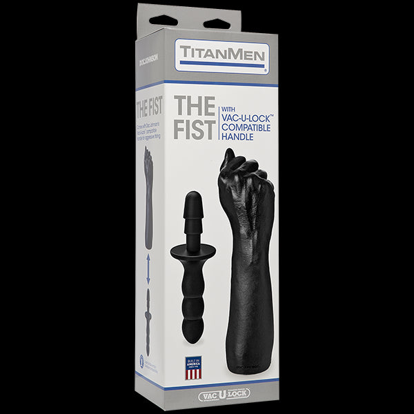 Кулак для фістинга Doc Johnson Titanmen The Fist with Vac-U-Lock Compatible Handle, діаметр 7,6 см