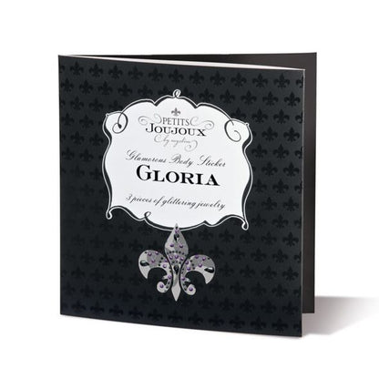 Пестіс з кристалів Petits Joujoux Gloria set of 3 - Silver, прикраса на груди та вульву