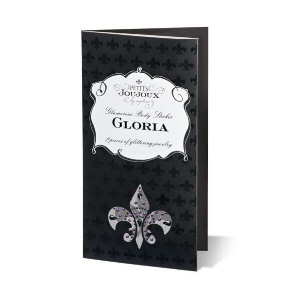 Пестіс з кристалів Petits Joujoux Gloria set of 2 - Red, прикраса на груди