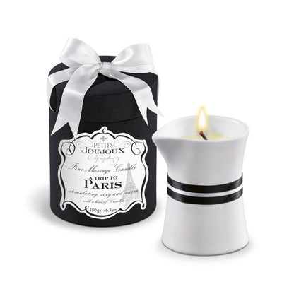 Масажна свічка Petits Joujoux - Paris - Vanilla and Sandalwood (190 г) розкішна упаковка