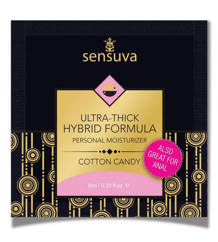 Пробник Sensuva - Ultra-Thick Hybrid Formula Cotton Candy (6 мл)