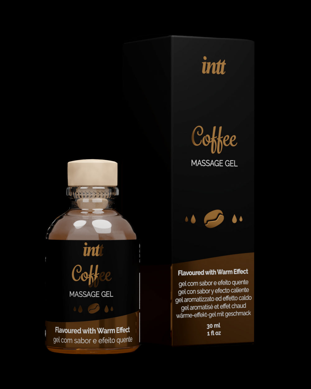 Масажний гель для інтимних зон Intt Coffee (30 мл) розігрівальний