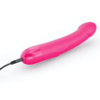 Вібратор Dorcel Real Vibration M Magenta 2.0, діаметр 3,7см, перезаряджається, для точки G