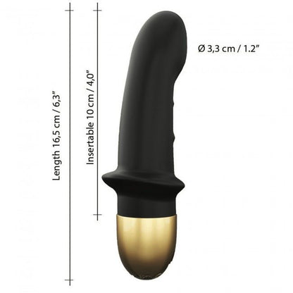 Вібратор Dorcel Mini Lover Black 2.0 перезаряджається, для точки G і масажу простати