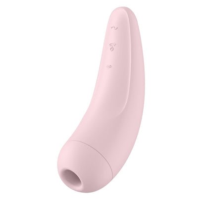 Вакуумний кліторальний стимулятор Satisfyer Curvy 2+ Pink з керуванням через інтернет