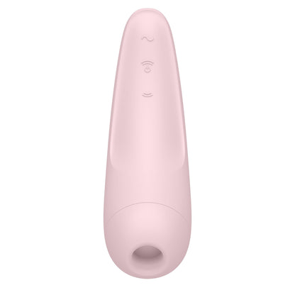 Вакуумний кліторальний стимулятор Satisfyer Curvy 2+ Pink з керуванням через інтернет