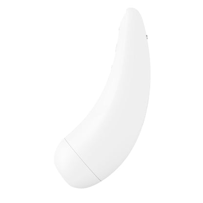 Вакуумний кліторальний стимулятор Satisfyer Curvy 2+ White з керуванням через інтернет