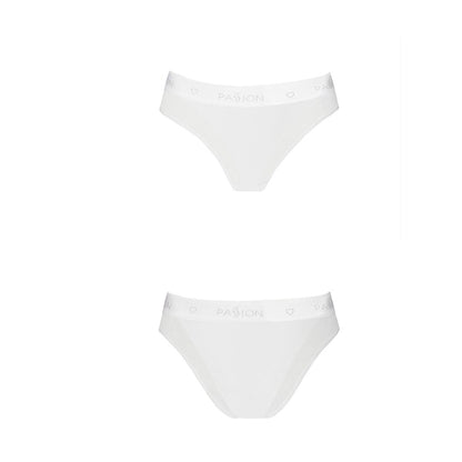 Трусики з прозорою вставкою Passion PS002 PANTIES S, white