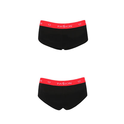 Трусики-шортики Passion PS003 PANTIES L, black