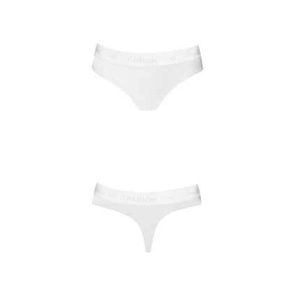 Трусики-бразиліана з бавовни Passion PS005 PANTIES S, white