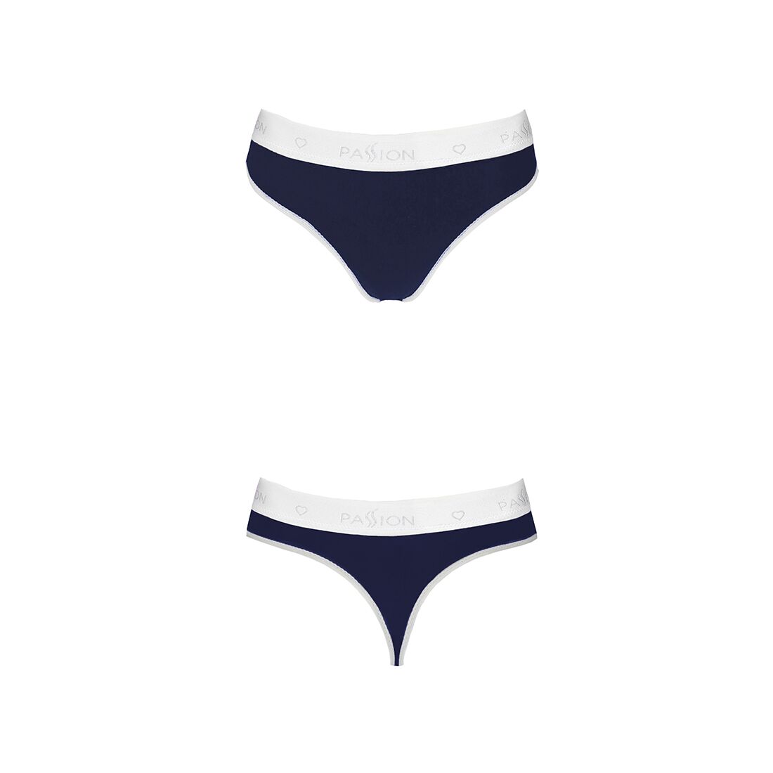 Спортивні трусики-стрінги Passion PS007 PANTIES M, navy blue