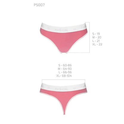 Спортивні трусики-стрінги Passion PS007 PANTIES L, pink