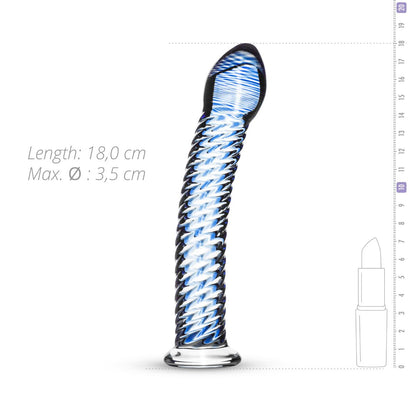 Скляний дилдо Gildo Glass Dildo No. 5