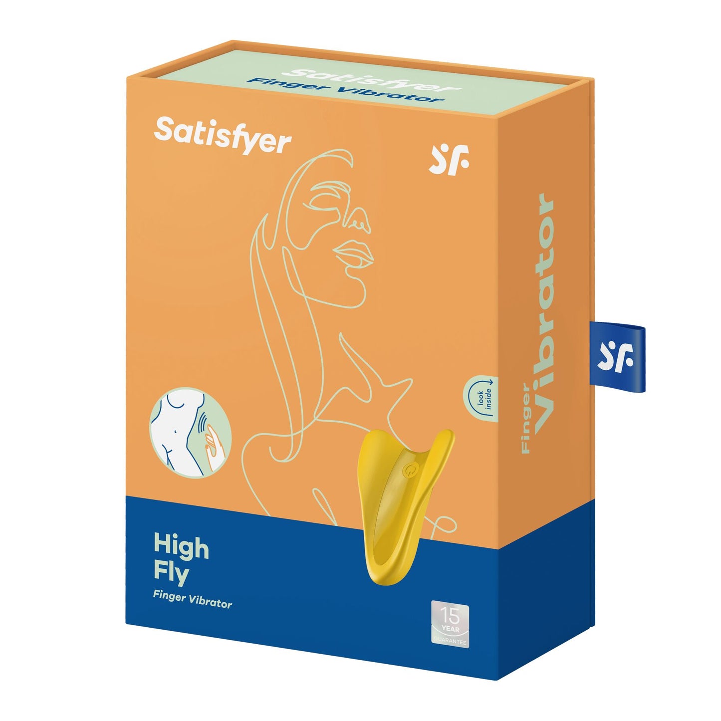 Вібратор на палець Satisfyer High Fly Yellow