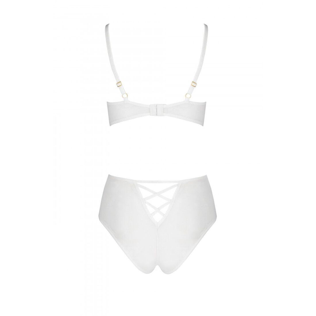 Еротичний комплект з малюнком Passion LOVELIA BIKINI L/XL, white