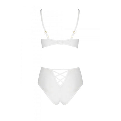 Еротичний комплект з малюнком Passion LOVELIA BIKINI L/XL, white