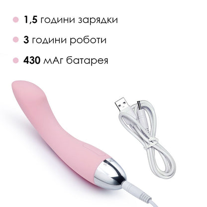 Вібратор для точки G з інтелектуальним режимом Svakom Amy Pale Pink