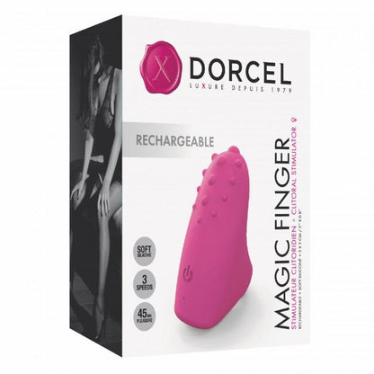 Вібратор на палець Dorcel MAGIC FINGER Rose перезаряджається