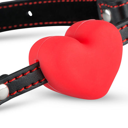 Силіконовий кляп у вигляді серця Whipped - Heart Ball Gag