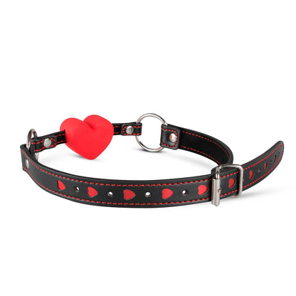 Силіконовий кляп у вигляді серця Whipped - Heart Ball Gag