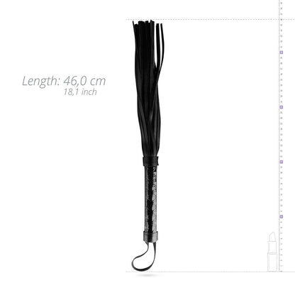 Батіг-флогер Whipped - Beat It Flogger - Black, екошкіра