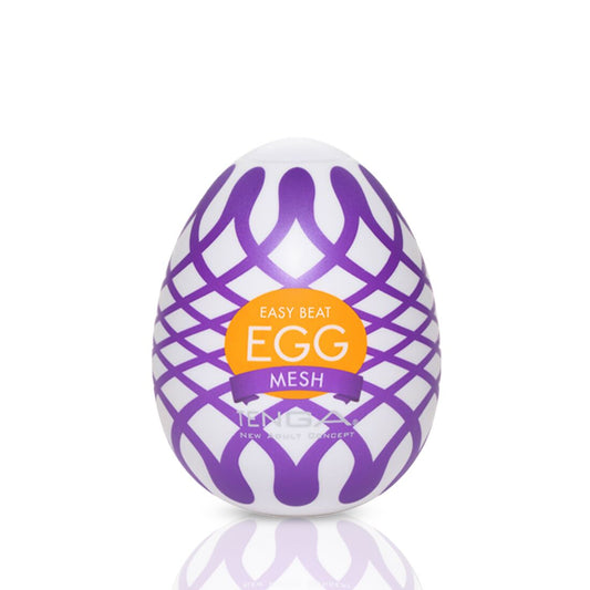 Мастурбатор-яйце Tenga Egg Mesh із сітчастим рельєфом