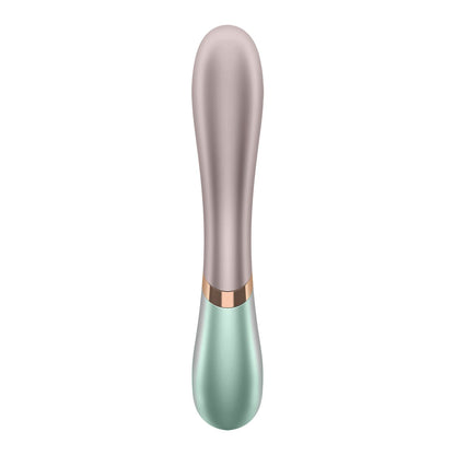 Смарт вібратор-кролик із підігрівом Satisfyer Hot Lover Green