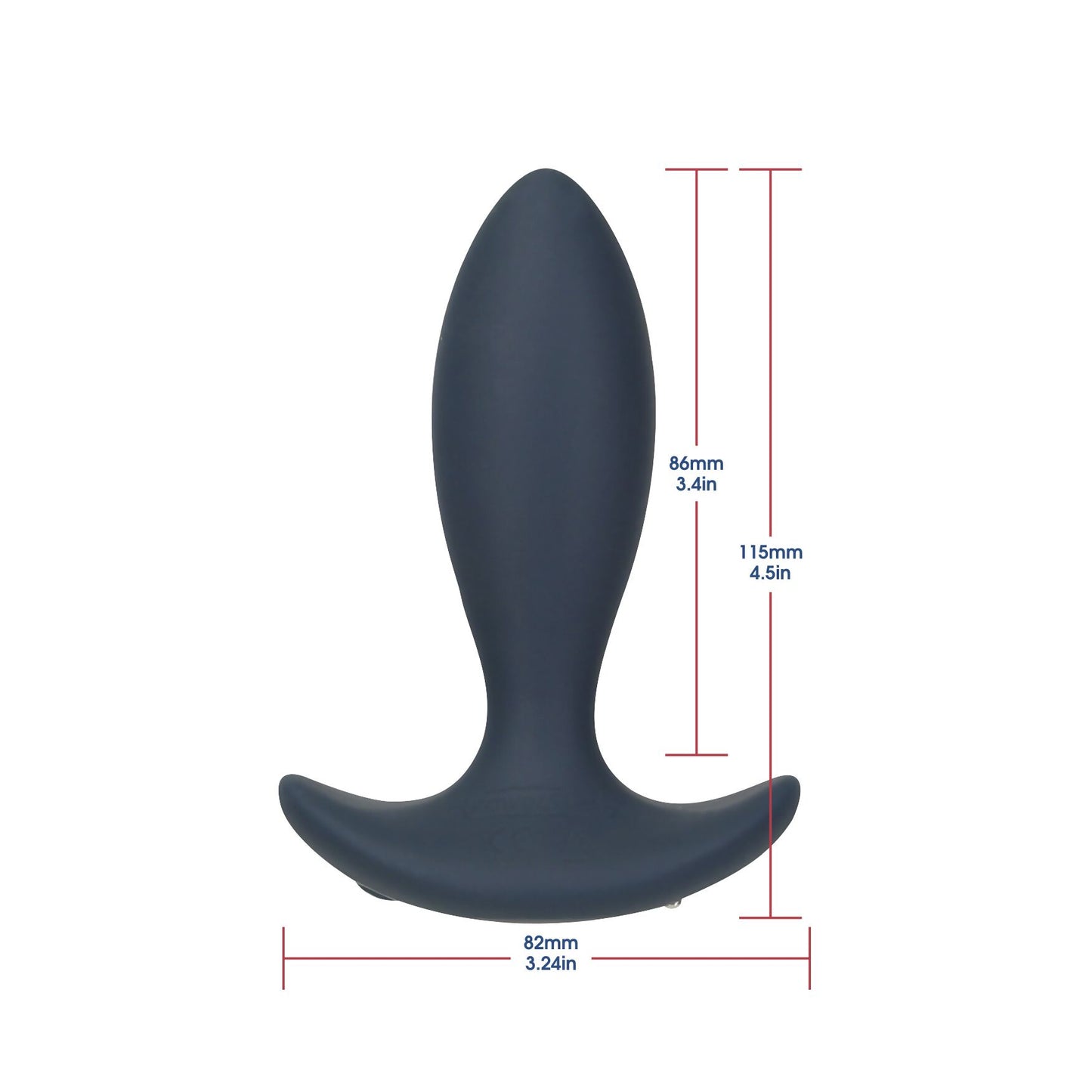 Анальна пробка з пульсацією Lux Active – Throb – 4.5" Anal Pulsating Massager, пульт ДК